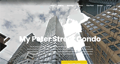 Desktop Screenshot of mypeterstreetcondo.com